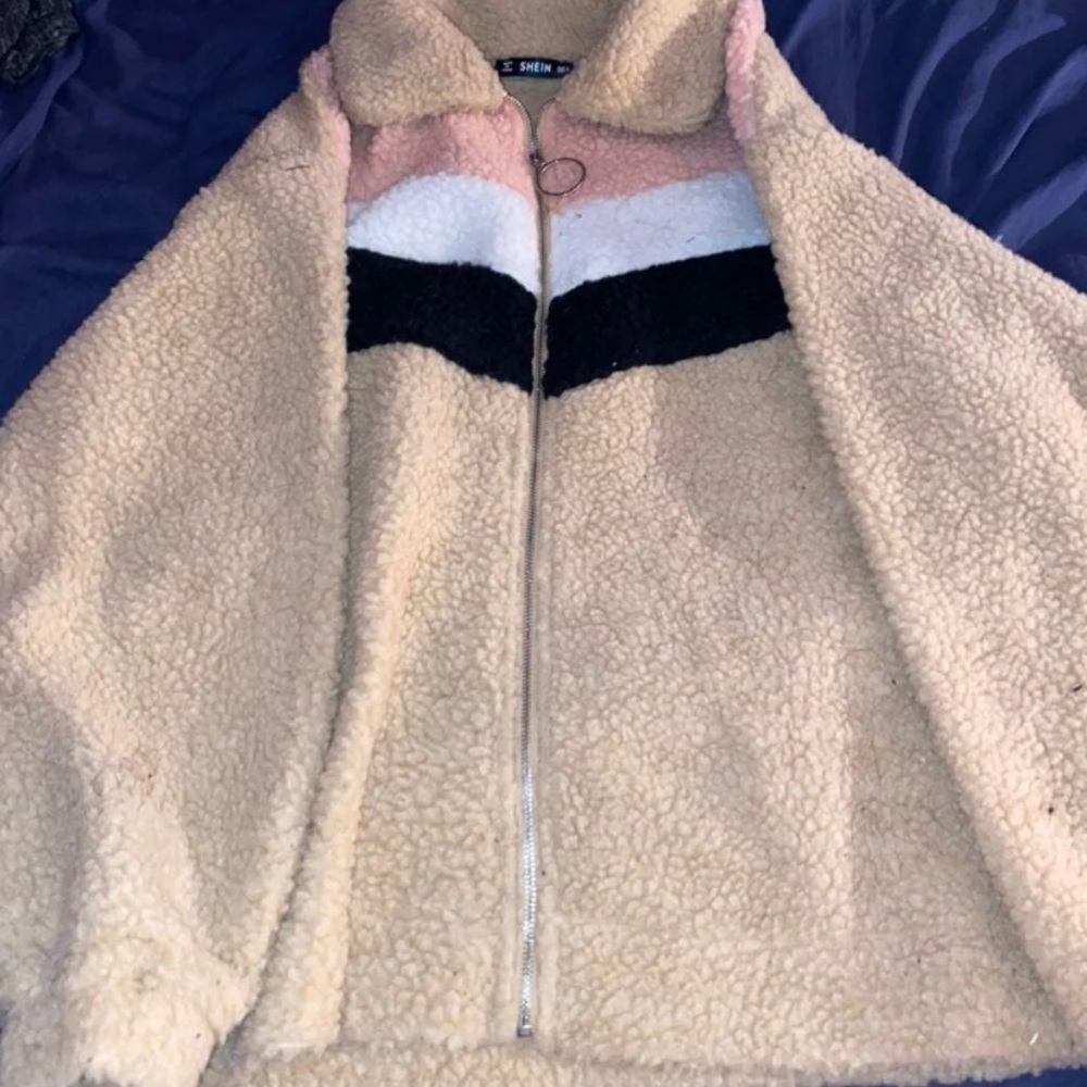 SHEIN zip sweater